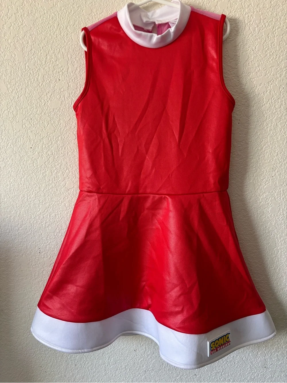 Spirit Halloween Kids Amy Rose Costume Sonic the Hedgehog Child Size Medium 8-10